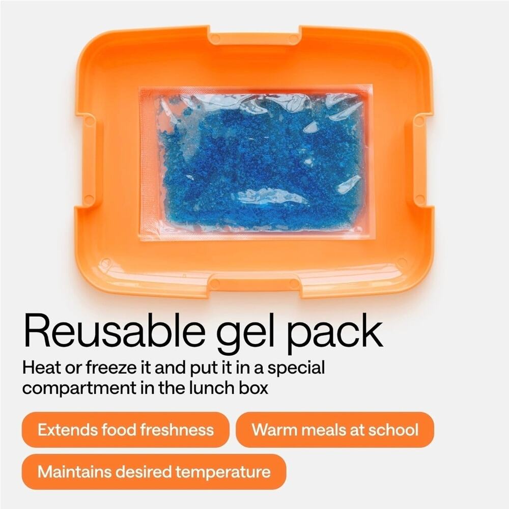 Bento Box with Hot & Ice Pack – 5 Leakproof Containers, Insulated Lunch Box s3 - Picture 3 of 8